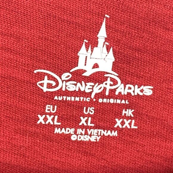 Disney Women's Pullover Mickey Mouse Sequins Long Sleeve T-Shirt Red Size XL - Picture 3 of 9